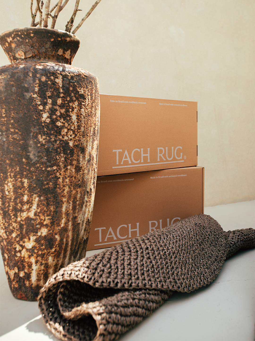 Tapete de Sisal Abaeté em Fibra Natural Redondo